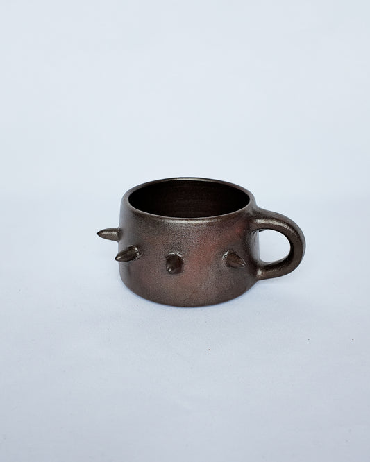 Dark Clay Spiky Mug