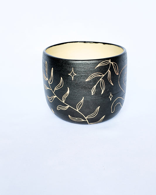 Sgraffito Planter - medium