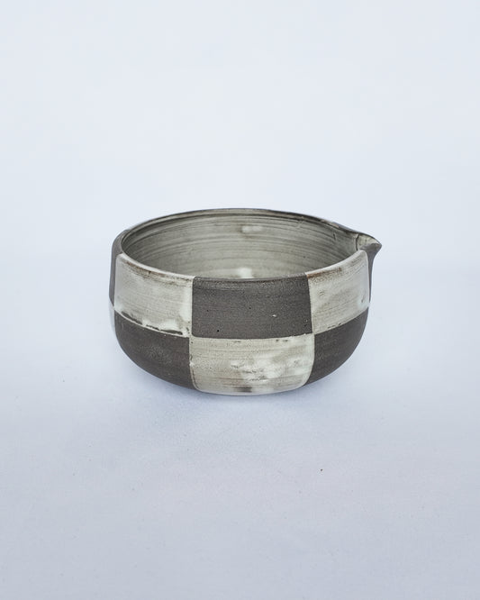 Checkered Matcha Bowl