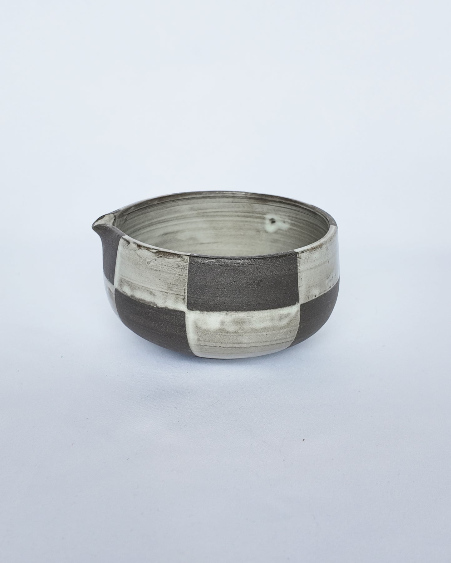 Checkered Matcha Bowl