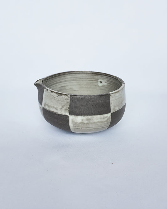 Checkered Matcha Bowl