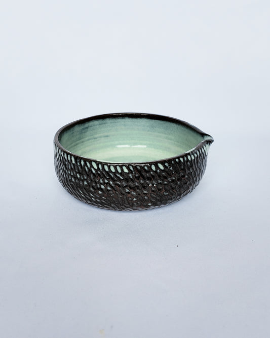Hand-Carved Matcha Bowl