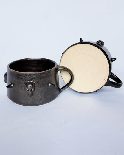 Spiky Skull Mug