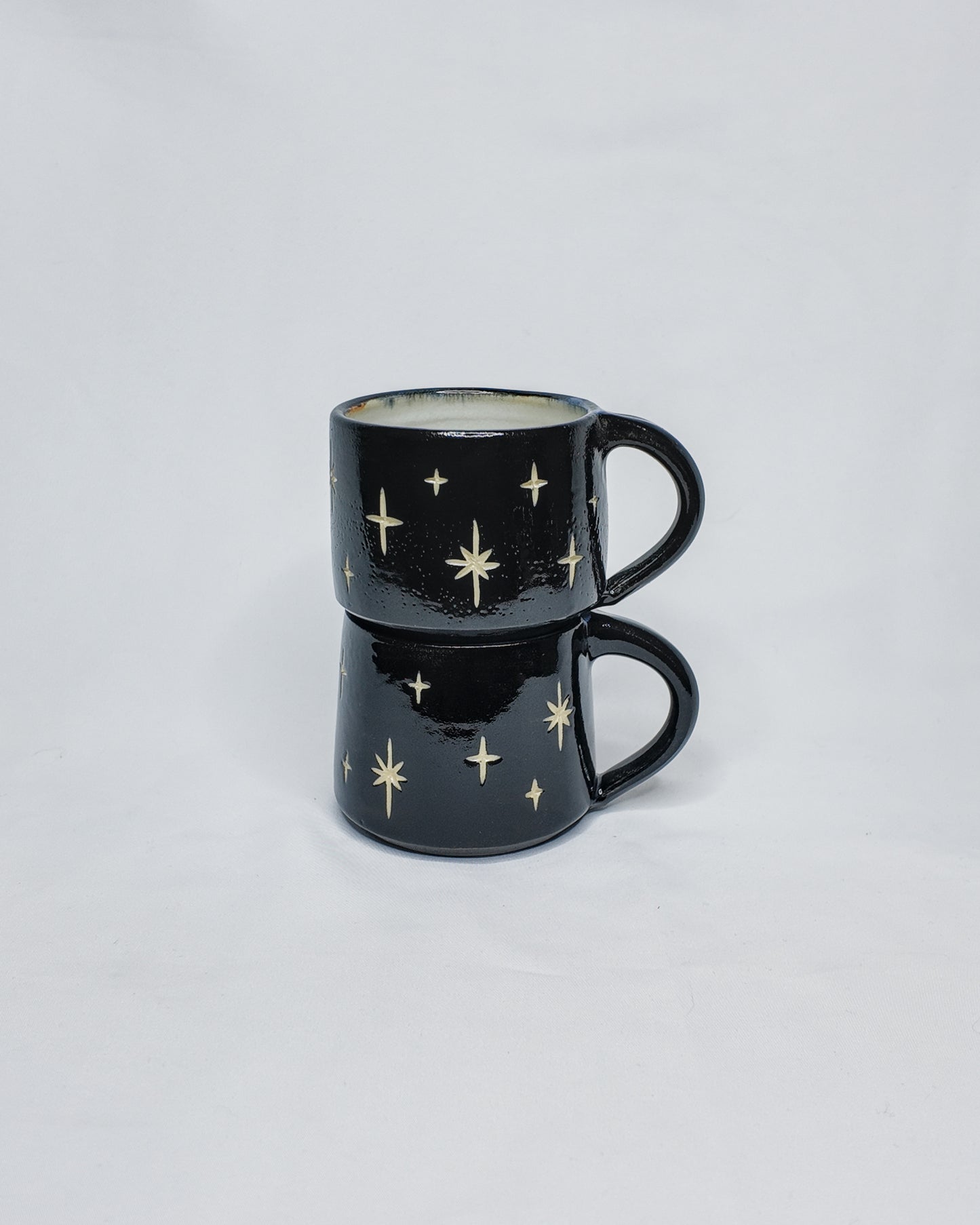 Star Sgraffito Mug