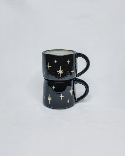 Star Sgraffito Mug