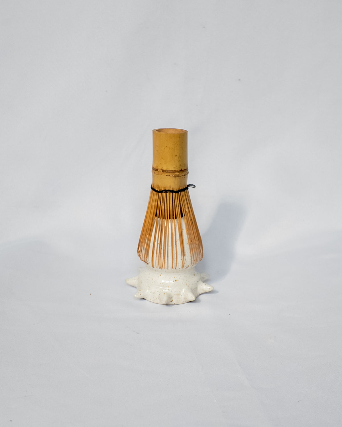 Spiky speckled matcha whisk holder