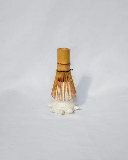 Spiky speckled matcha whisk holder