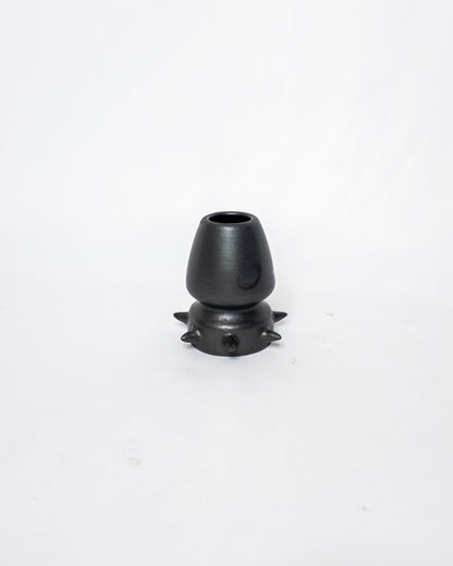 Black spiky matcha whisk holder