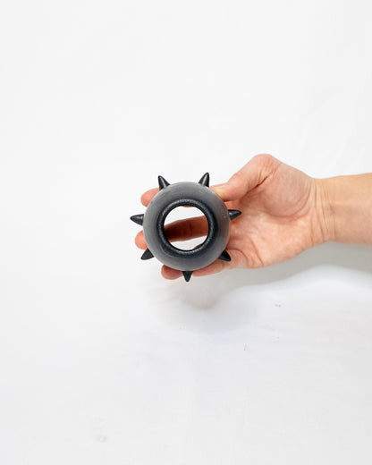 Black spiky matcha whisk holder