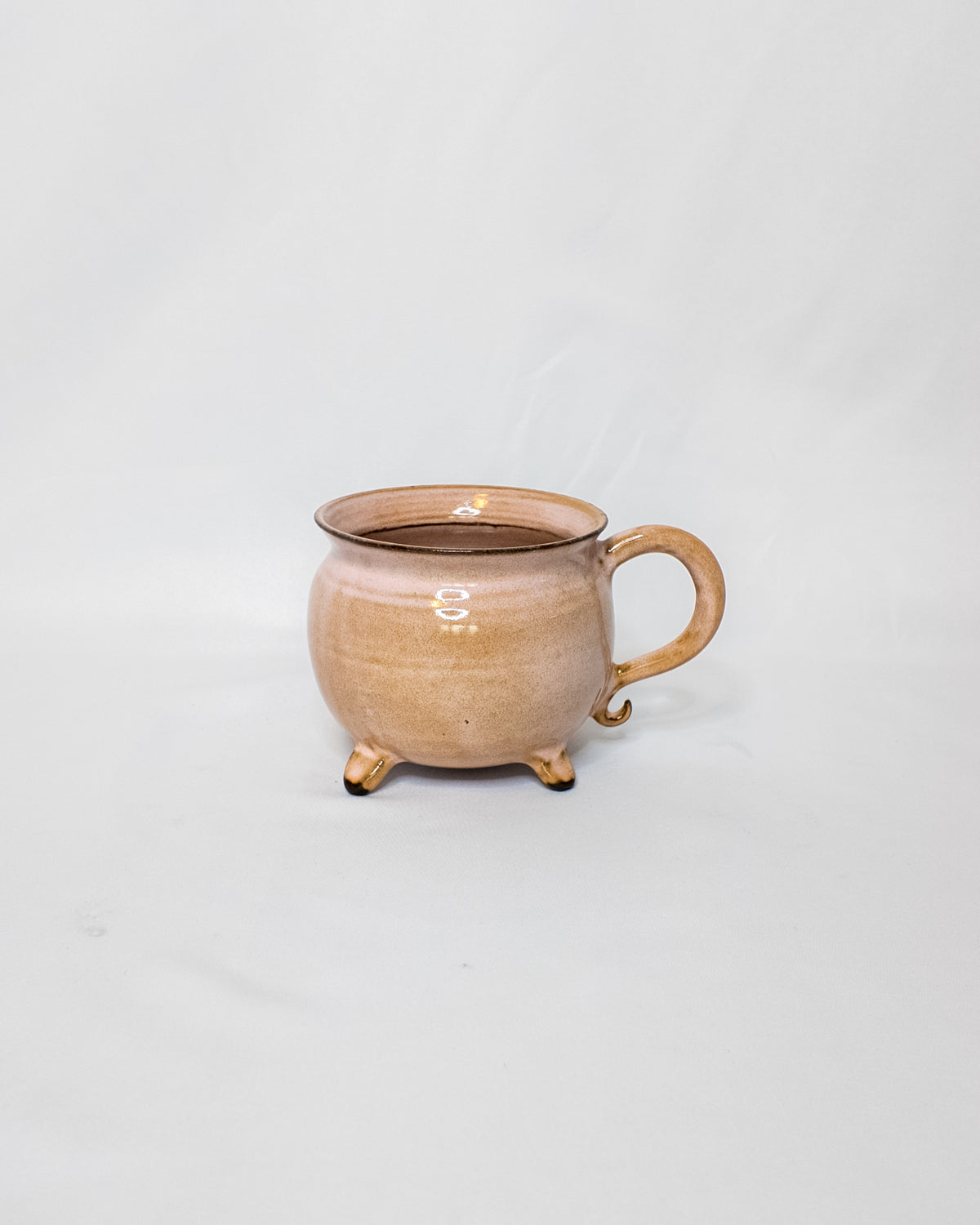 Pink cauldron mug