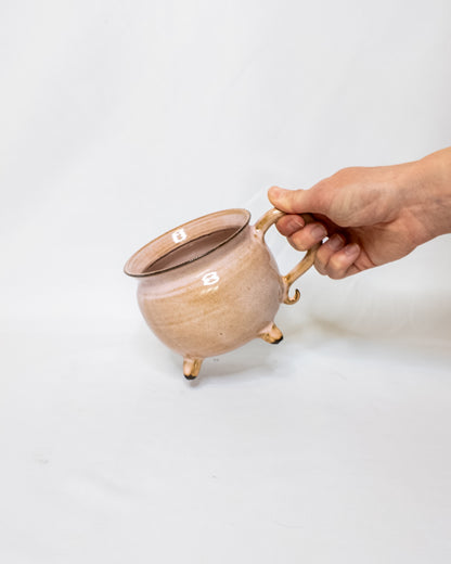 Pink cauldron mug