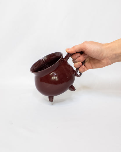 Red cauldron mug