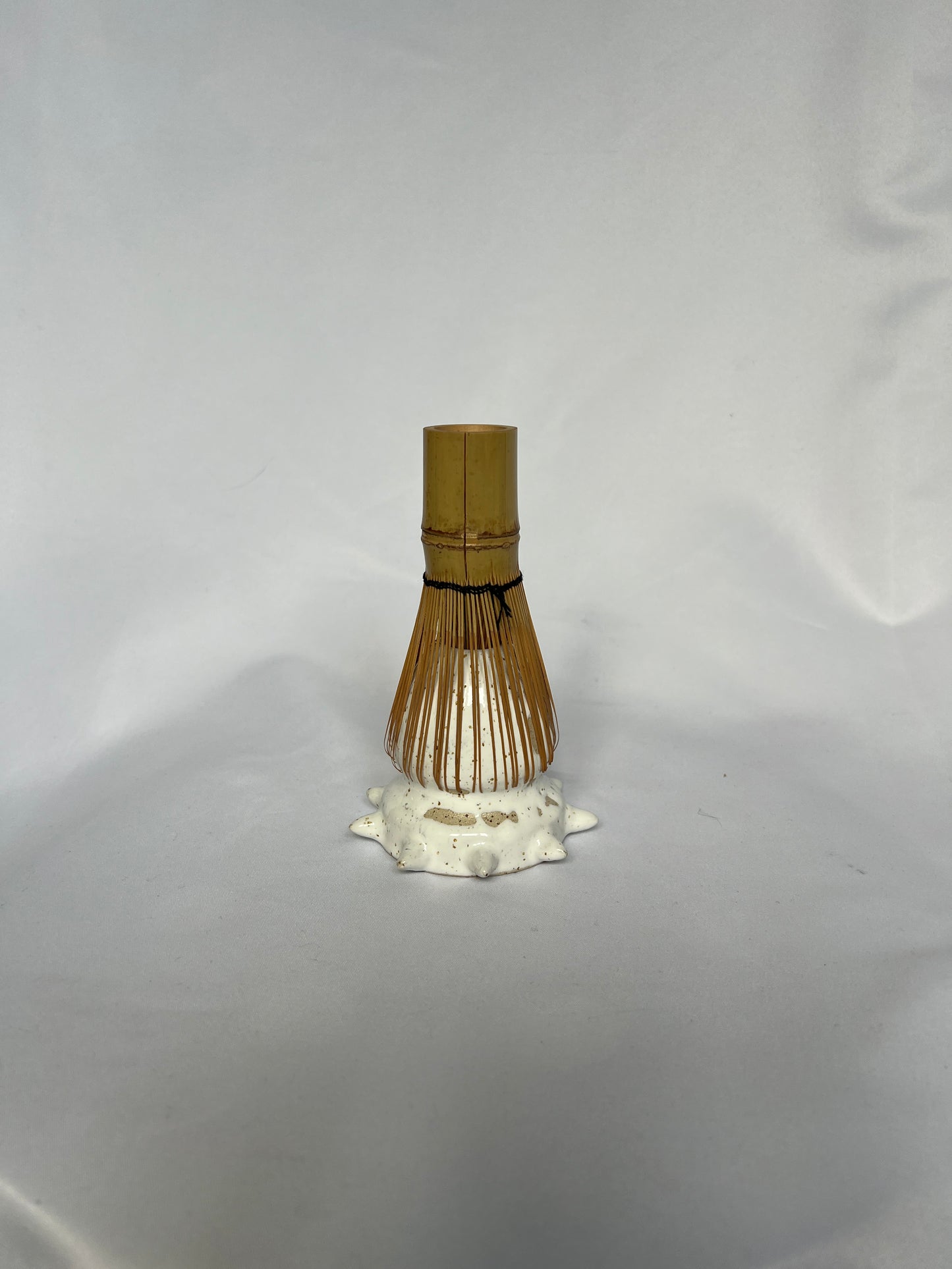 Spiky speckled matcha whisk holder