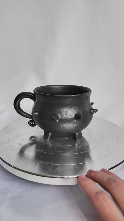 Spiky cauldron mug